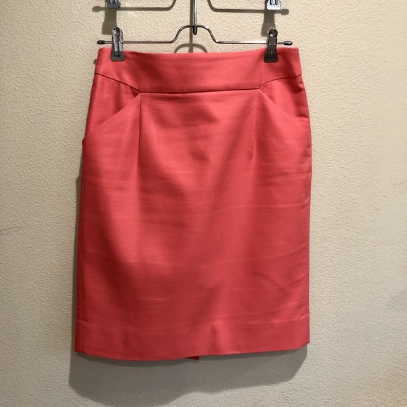 J. Crew Factory Pencil Skirt - Double Serge Cotton - Picture 3 of 8